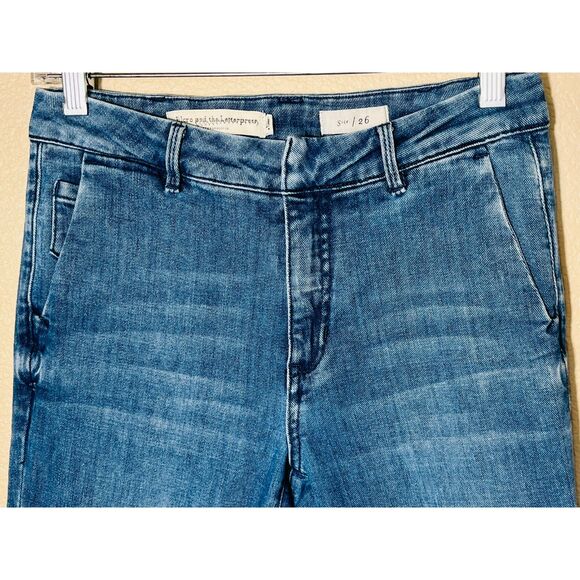 Anthropologie Pilcro and The Letterpress Slim 26 RN 66170 Stretch Ankle Jean - Picture 8 of 8